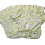 NWT LoveShackFancy x Target Estelle in Yellow Floral Puff Photo 0