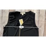 Michael Kors  Basics Stretch Jersey LBD‎ Black Sleeveless Dress size Small Photo 5