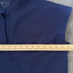 FIGS Rafaela Oversized Scrub Top Navy Blue XS Mandarin Collar Uniform Medical Photo 7