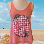 Red Camel Country Cowgirl Tank Top  Western Shirt Womens XS Photo 4