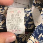 Vintage Carol Anderson Petites Blue White Daisy Floral Button Jumpsuit Romper Size 4P Photo 6