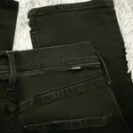 MOTHER DENIM | Black Jeans High Waisted Rider Ankle "Not Guilty" Wash | Size 24 Photo 5