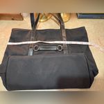 Kate Spade  Black Canvas Tote with Leather Trim Photo 12