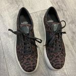 Greats Brooklyn Royale Knit Leopard Print Sneakers Women's 9.5 Shoes Brown Photo 2