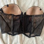 Victoria Sport Black and tan strapless bustier corset  Photo 2