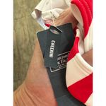 Abercrombie & Fitch Women's Red White Blue Cheekini One-piece Swimsuit Size XL Photo 4