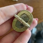 CAbi Green and Gold Gem Large Ring Photo 4