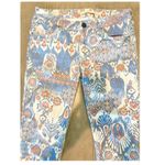 ZARA Like new Woman Premium Collection tribal print cropped jeans. Sz 6 Photo 1