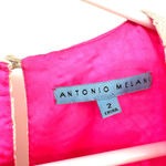 Antonio Melani size 2 pink and cream lace overlay crop tank top Photo 3