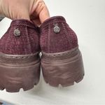 AGL Purple Sparkle Chunky Loafers Womens 10 Preppy Lug Horse Photo 5