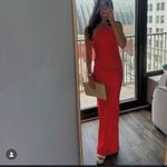 Line and Dot  Kira Maxi Dress in Tomato Red M Photo 4