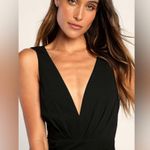 LULU’S All For Romance Black Backless Mermaid Maxi Dress Size M Photo 2