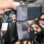 H&M Divided Black Floral Pants Sz 8 Photo 7