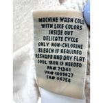 L.L.Bean Cream Cotton Ragg Sweater Funnel Neck Slub Knit Pullover Women M Photo 5