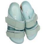 Birkenstock Uji Shine Slide Sandal SURF GREEN Narrow Size 6 US / 37 EU New $160 Photo 2