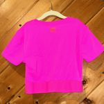HIIT crop top cut out front neon pink Size M Photo 8