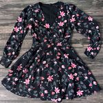 Adelyn Rae  floral Long Sleeve ￼Women's Minidress size  XS‎ Photo 5
