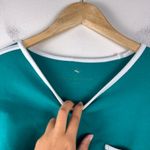 Tuckernuck  SPORT Green and White Terry Farah Pullover Sweater Women’s Sz XS Photo 6