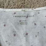 American Eagle Outfitters White Floral Top Photo 1