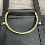 Vegan Leather Pearl Jillian Mini Tote Bag Black Photo 9