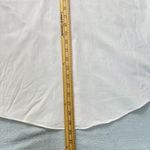 Las Olas  Pink Striped Button Down Shirt M Embroidered Butterfly Blouse‎ Kawaii Photo 8