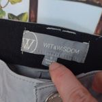 WIT & wisdom gray high rise ankle skimmer pants size 8 Photo 3