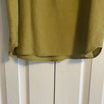 Calypso St. Barth  Women’s Olive Green Puffy Sleeve Blouse Photo 3