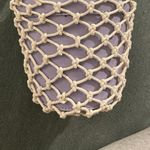 STAUD  Moreau macramé bucket bag patent leather handles lavender $399 revolve Photo 8