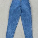 ZENA Vintage made in USA hi rise taper leg pleated V yoke bareback jeans cowgirl Photo 3