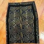 Diane Von Furstenberg  Marta Framed Python Snake Reptile Print Size 4 Mob Wife Photo 0