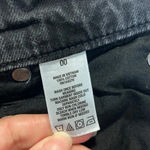 Aeropostale Distressed Mom Jeans 00 black distressed denim  juniors denim jeans Photo 4