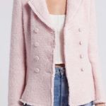 Love Shack Fancy New  Pink Bouclé Blazer Size 14 NWT Statement Jacket MSRP $795 Photo 0