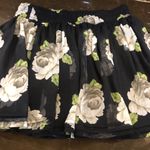 Abercrombie & Fitch Abercrombie &‎ Fitch Navy floral rose mini skirt Photo 2