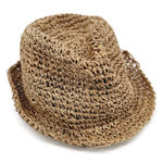 Free Authority Straw Fedora Hat S/M Tan Photo 0