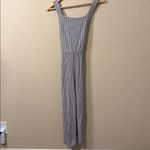 Free People Navy and White Striped Jumpsuit overalls 0 Photo 2