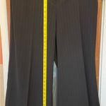 Lane Bryant  Women Black Silver Threaded Extra Wide Leg Dress Pants Size 20 Photo 8