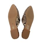 Madewell NWT Leather Snakeskin Embossed Flat Mules Shoes Size 6.5 Photo 9