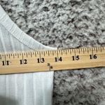 New Look Womens M White Halter Stretch Knit Dress Spring Y2K Clean girl Resort Minimalist Photo 4