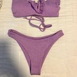 SheIn Lilac Swim Suit Set Photo 3