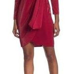 Julia Jordan Women Red Evening Faux Wrap Dress, New with Tags Photo 0
