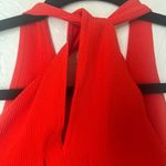 Modern Citizen  Orange ribbed midi dress size L Photo 5