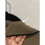 EXPRESS The Portofino Shirt Slim Fit Khaki Black Blouse Photo 4