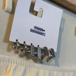 Urban Outfitters  Jewelry Earrings Hoops Set Silver Abstract Chunky Photo 2