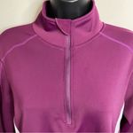 Athleta  Purple 1/4 Zip Jacket Sz Medium Photo 1