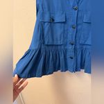 The Great  NWT The Flutter Army Jacket In French Blue Size M Photo 14