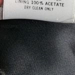 Vtg 1990s Clairbois Black Satin Tribal Geometric Tapestry Button Up Vest XL Photo 3