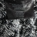 Eileen Fisher Women’s Size Large Black White Mélange Linen Cotton Twist Sweater Photo 7