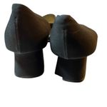 Yves Saint Laurent Black Satin Block Heel 1.5" Pumps Size 7M Made in Italy VTG Photo 4