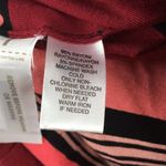 Loft Pinks and Black Striped Stretch Straight Skirt Photo 4