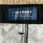 Old Navy Everyday Shorts Black Floral Flat Front Chino Shorts Size 4 Photo 1